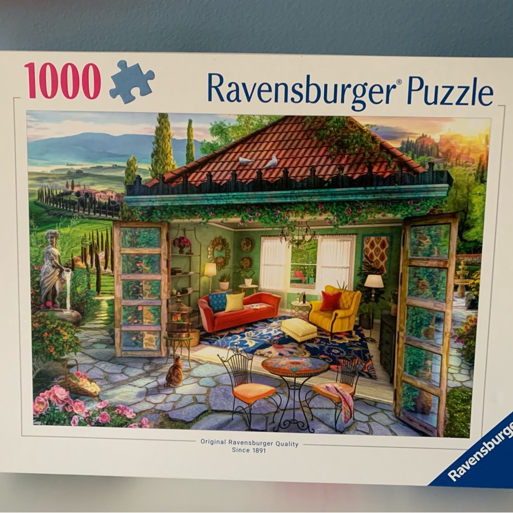Ravensburger Green and Blue Puzzle 1000 Piece Game